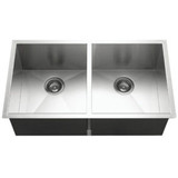 HamatUSA  PADA-3318DU-5.5-1 ADA Zero Radius Undermount Stainless Steel Sink