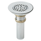Elkay 3-1/2" Drain Type 316 Stainless Steel Body Strainer and Tailpiece - LK372