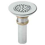 Elkay 3-1/2" Drain Nickel Plated Brass Body Strainer and Tailpiece - LK18