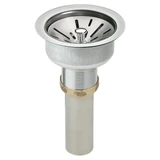 Elkay Type 304 Stainless Steel Body Strainer Basket and Tailpiece, 3-1/2" - LK35