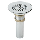 Elkay Type 304 Stainless Steel Body Strainer and Tailpiece, 3-1/2" - LK18B