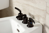 Kingston Brass KB6325EFL Centurion Three-Handle Bidet Faucet, - Oil Rubbed Bronze