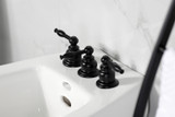 Kingston Brass KB320KL Knight Three-Handle Bidet Faucet, - Matte Black