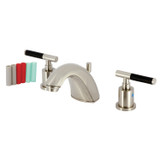Kingston Brass  FB8958CKL Kaiser Widespread Bathroom Faucet with Pop-Up Drain, - Brushed Nickel