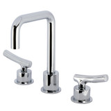 Kingston Brass KS1451TKL Hallerbos Widespread Bathroom Faucet with Push Pop-Up, - Polished Chrome