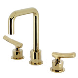 Kingston Brass KS1452TKL Hallerbos Widespread Bathroom Faucet with Push Pop-Up, - Polished Brass