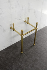 Kingston Brass VBH211833BB Addington Brass Console Sink Legs, - Brushed Brass - 20 1/4 inch