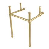 Kingston Brass VBH211833BB Addington Brass Console Sink Legs, - Brushed Brass - 20 1/4 inch