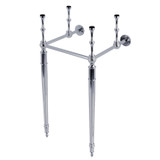 Kingston Brass VPB33141 Edwardian Brass Console Sink Legs, - Polished Chrome - 16 13/16 x 14 3/8 inches