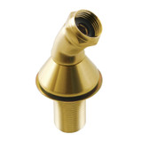 Kingston Brass KSHK57 Deck Mount Hand Shower Holder for Roman Tub Faucet, - Brushed Brass