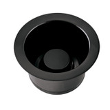 Kingston Brass BS2000 Extended Waste Disposer Flange & Stopper - Black Stainless Steel