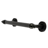 Kingston Brass DR710120 Templeton 12" Decorative Grab Bar, - Matte Black