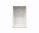 Swanstone Recessed Bathroom Shelf in Carrara - 10-3/4" H x 7-1/2" W - AS01075.221