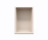 Swanstone Recessed Bathroom Shelf in Tahiti White - 10-3/4" H x 7-1/2" W - AS01075.011