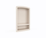 Swanstone Recessed Shower Shelf in Tahiti White - 22" H x 15" W x 4-5/16" D - RS02215.011