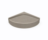 Swanstone Corner Shower Seat in Limestone - 16 5/16" L x 16 5/16" W - CS01616.218