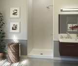 Swanstone VP3232CPANNS.010 32" x 32" x 6" Solid Surface Alcove Shower Pan with Center Drain in White