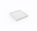 Swanstone 32 x 32 Alcove Shower Pan with Center Drain in Ice - SF03232MD.130