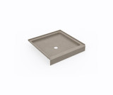 Swanstone SF03232MD.218 32 x 32 Alcove Shower Pan with Center Drain - Limestone