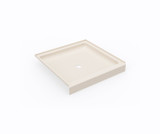 Swanstone 36 x 36 Alcove Shower Pan with Center Drain in Tahiti White - SF03636MD.011
