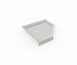Swanstone SN00036MD.226 36 x 36 Corner Shower Pan with Center Drain - Birch