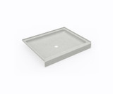 Swanstone SF03442MD.226 34 x 42 Alcove Shower Pan with Center Drain - Birch
