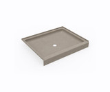 Swanstone 34 x 42 Alcove Shower Pan with Center Drain - Limestone - SF03442MD.218