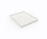 Swanstone 42" x 36" Alcove Shower Base / Pan with Center Drain - Carrara - SF04236MD.221