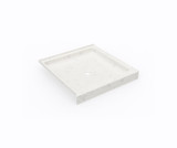 Swanstone 36 x 36 Corner Shower Pan with Center Drain - Carrara - SD03636MD.221