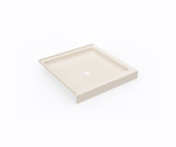 Swanstone 36 x 36 Corner Shower Pan with Center Drain in Tahiti White - SD03636MD.011