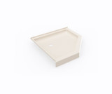 Swanstone SN00038MD.011 38 x 38  Corner Shower Pan with Center Drain in Tahiti White