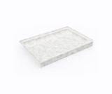 Swanstone SF03248MD.130 32 x 48  Alcove Shower Pan with Center Drain in Ice