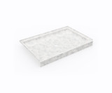 Swanstone 32 x 48 Alcove Shower Pan with Center Drain in Ice - SF03248MD.130