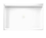 Swanstone 32 x 48 Alcove Shower Pan with Center Drain in White - SF03248MD.010