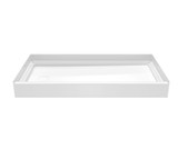 Swanstone VP6030CPANNSL.018 Solid Surface Alcove Shower Pan with Right Hand Drain in White