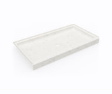 Swanstone 32 x 60 Alcove Shower Pan with Center Drain in Carrara - SF03260MD.221
