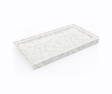 Swanstone SF03260MD.130 32 x 60  Alcove Shower Pan with Center Drain in Ice