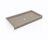 Swanstone SF03260MD.218 32 x 60 Alcove Shower Pan with Center Drain - Limestone