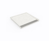 Swanstone 38 x 38 Performix Alcove Shower Pan with Center Drain - Carrara - ST03838.221
