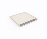 Swanstone 38" x 38" Performix Alcove Shower Base / Pan with Center Drain in Tahiti White - ST03838.011