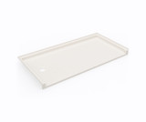 Swanstone 30 x 60 Alcove Shower Pan with Right Hand Drain in Bisque - SB03060RM.018