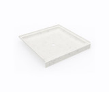 Swanstone SF04242MD.221 42 x 42 Alcove Shower Pan with Center Drain - Carrara