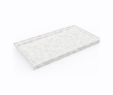 Swanstone 32 x 60 Alcove Shower Pan with Right Hand Drain in Ice - SR03260RM.130