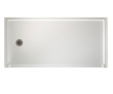 Swanstone 30 x 60 Veritek Alcove Shower Pan with Left Hand Drain in White - FB03060LM.010