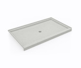 Swanstone 36 x 60 Alcove Shower Pan with Center Drain - Birch - SF03660MD.226