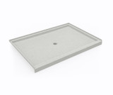 Swanstone SF04260MD.226 42 x 60 Alcove Shower Pan with Center Drain - Birch