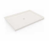 Swanstone 42 x 60 Alcove Shower Pan with Center Drain in Bisque - SF04260MD.018