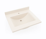 Swanstone Contour 22 x 25 Single Bowl Vanity Top in Tahiti White - CV02225.011
