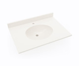 Swanstone Ellipse 22 x 31 Single Bowl Vanity Top in Bisque - VT02231.018