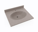 Swanstone CH02225.212 Chesapeake 22 x 25 Single Bowl Vanity Top in Clay